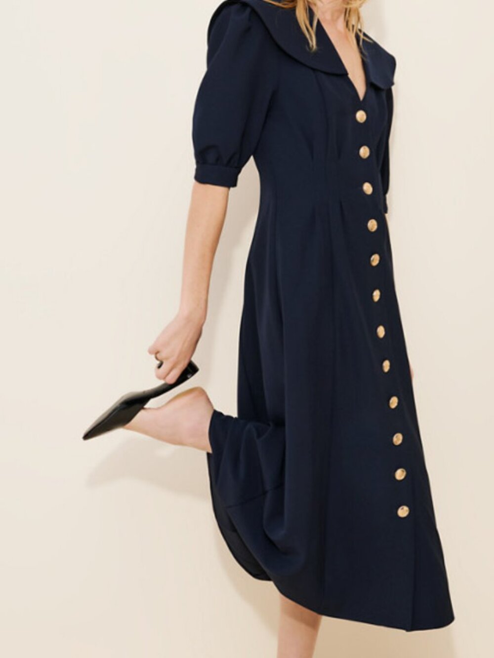 NEW RONNY KOBO nully rumi midi dress xs